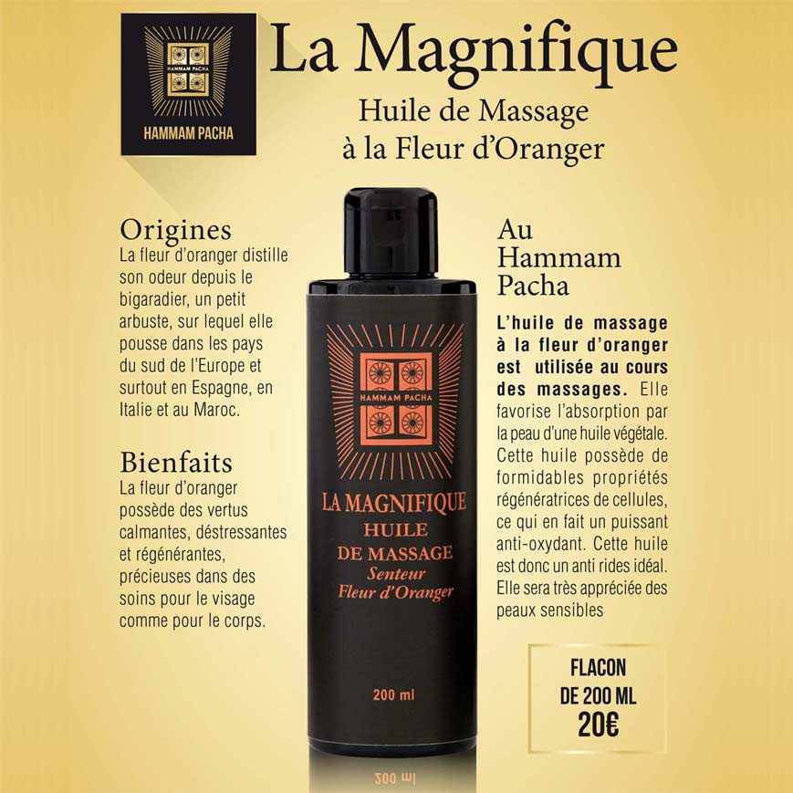 Composition TERRE D'OC Argan nourrissante - huile de massage fleur