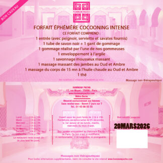 Forfait cocooning intense